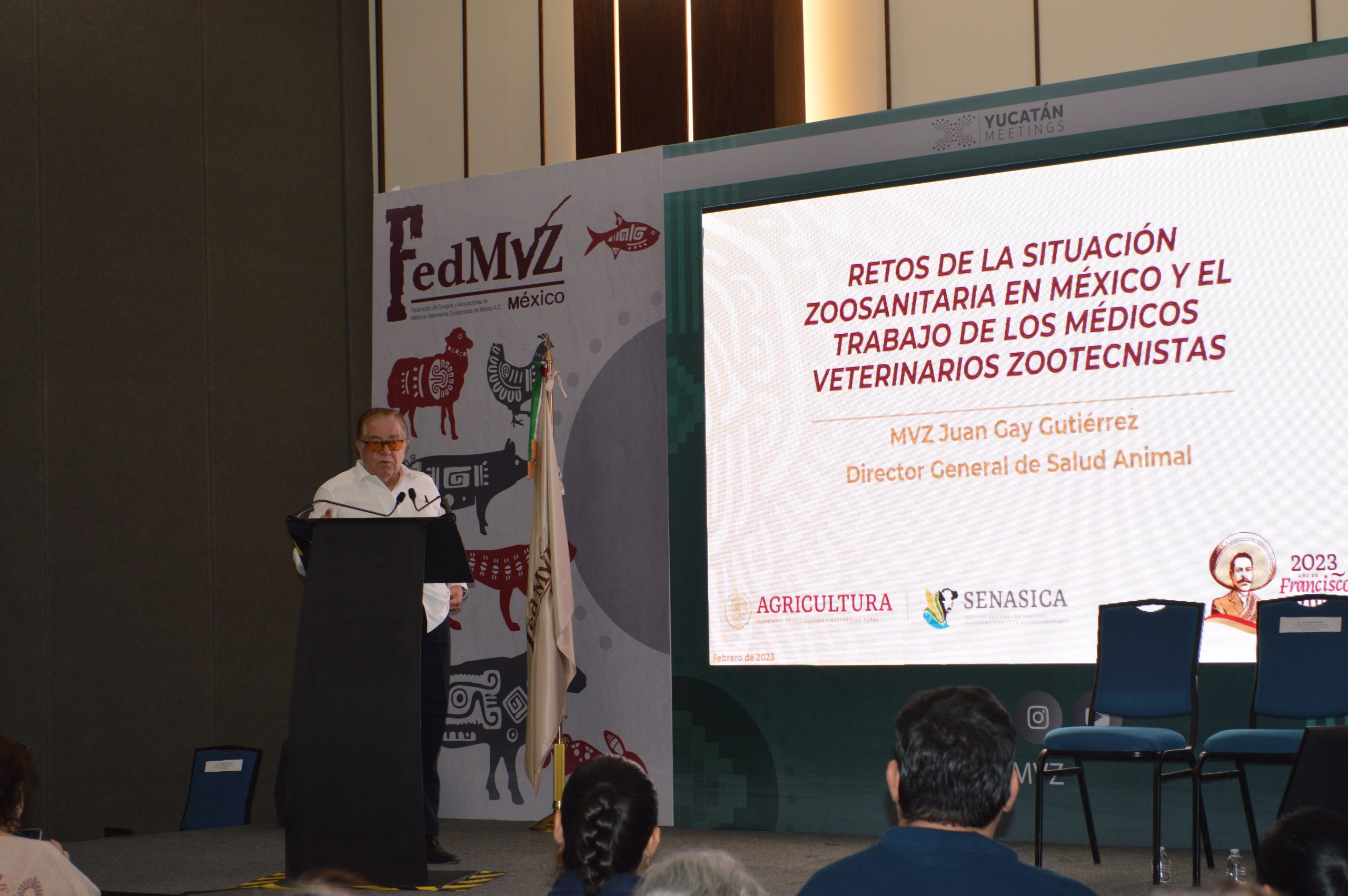 Lee más sobre el artículo Conferencia “Retos de la situación zoosanitaria en México y el trabajo de los Médicos Veterinarios Zootecnistas”, impartida por el MVZ. Juan Gay Gutiérrez.